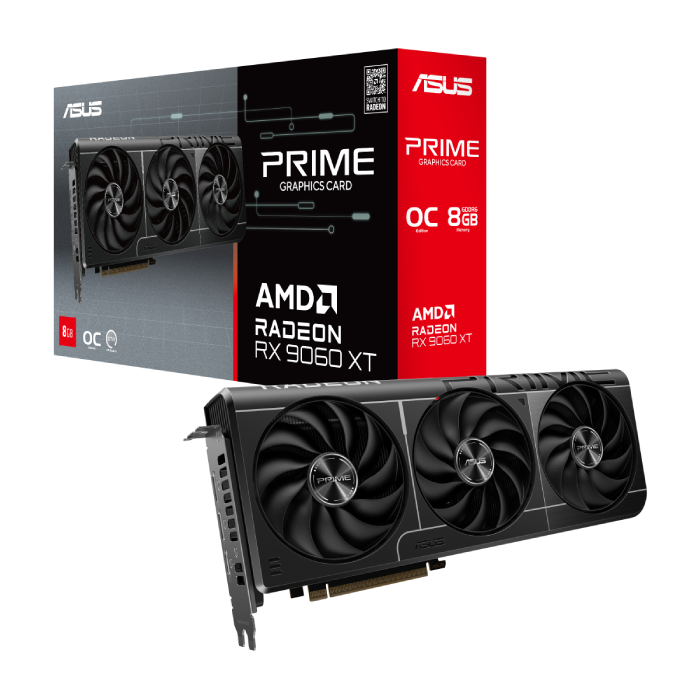کارت گرافیک ایسوس مدل Prime Radeon RX 9060 XT OC Edition 8GB GDDR6